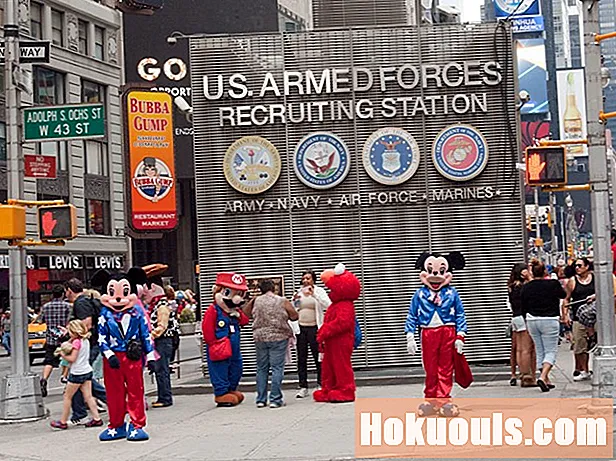 Вербовка вооруженных сил на Таймс-сквер