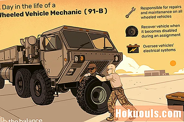 Army Jobbeskrivning: 91B Wheeled Vehicle Mechanic