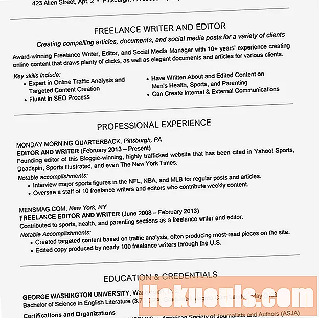 Freelance CV en sollicitatiebrief voorbeelden en tips