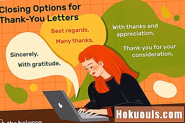 Cum să închideți o scrisoare de mulțumire