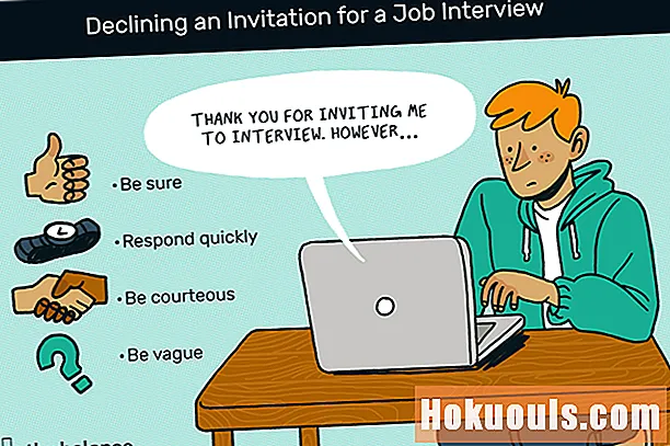 خط کے نمونے کے ساتھ ملازمت کا انٹرویو کیسے مسترد کریں