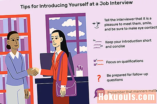 Hur du presenterar dig själv vid en jobbintervju