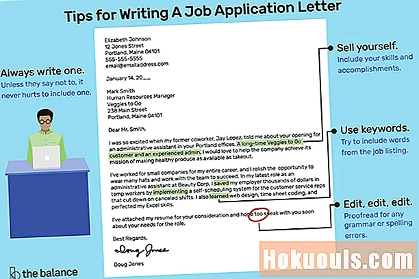 Hvordan skrive et jobbsøknadsbrev