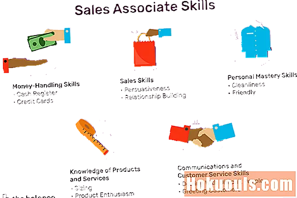 Lista de habilidades importantes do associado de vendas para currículos