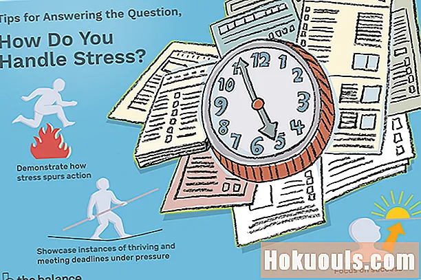 Pregunta de la entrevista: "¿Cómo manejar el estrés?"