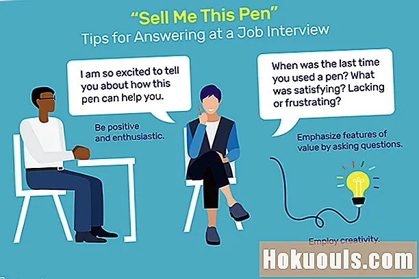 インタビューの質問：「このペンを売って」