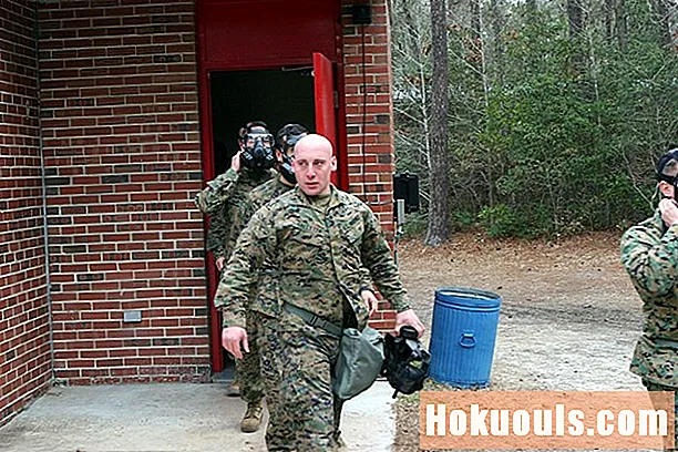 海兵隊基本訓練：ガス室