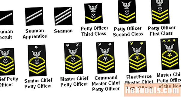 Navy Enlisted Chart ng Promosyon