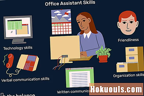 Asistente de Office Lista de habilidades y responsabilidades