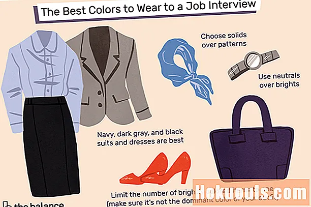 Ngjyrat më të mira për t'u veshur në një intervistë pune