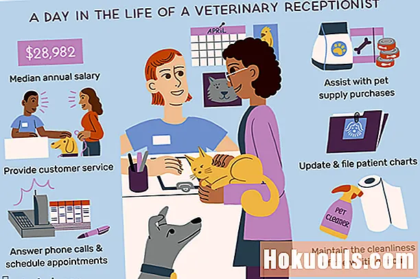 Hva gjør en veterinær resepsjonist?