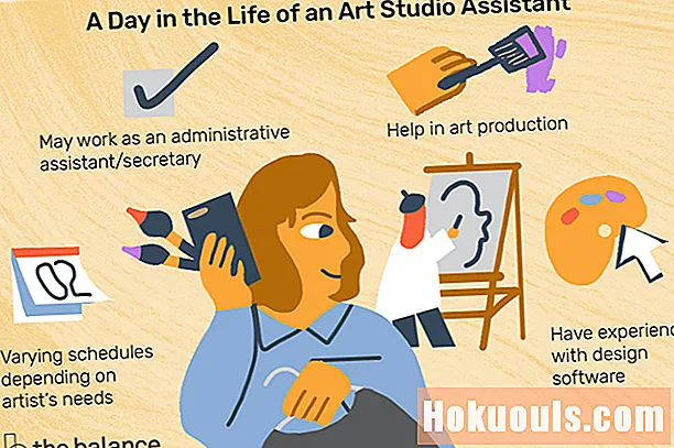 Какво прави асистентът на арт студио?