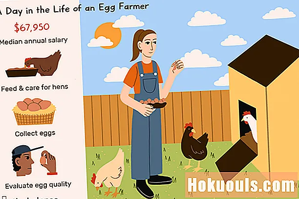¿Qué hace un granjero de huevos?